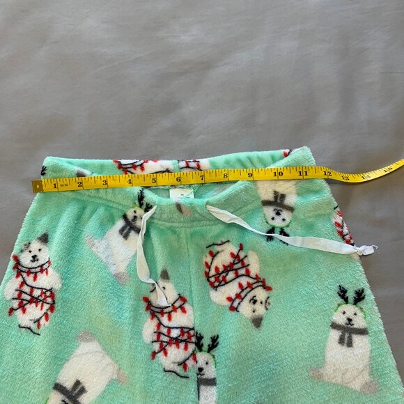 Holiday Themed Girls Winter Set Fleece Snowman Pants Size XS New Year Shirt 12 - Picture 9 of 12